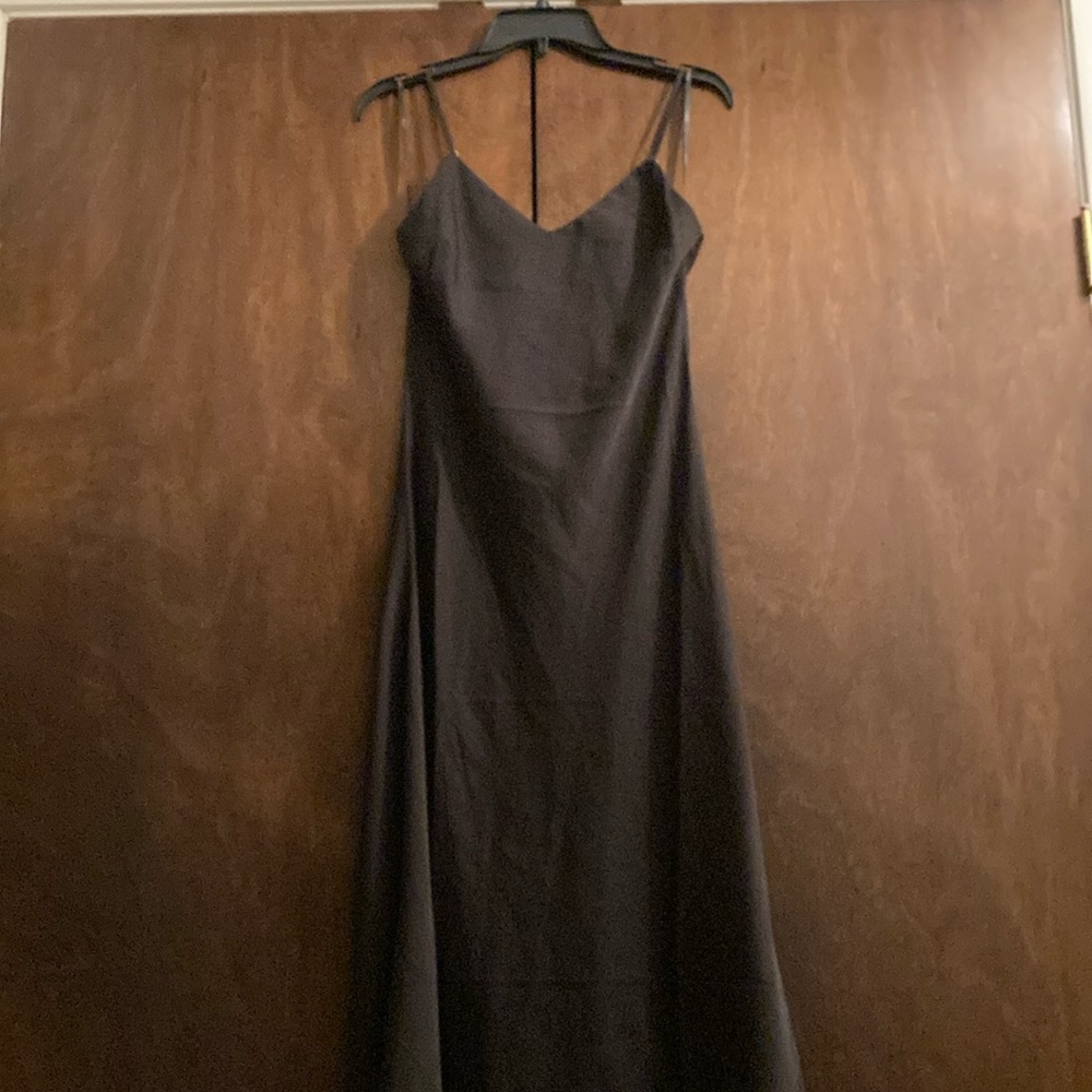 Forever 21 Black Sleeveless Maxi Dress slip dress
